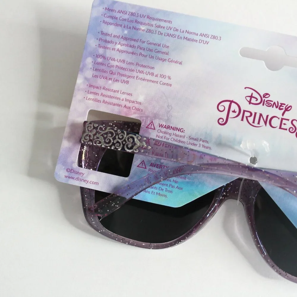 Disney Princess Girl's Sunglasses Youth Girl 3+ Purple Silver 100% UVA